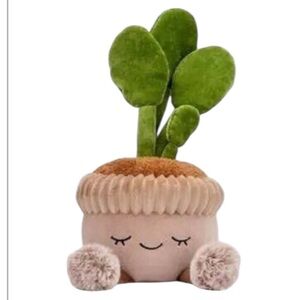 Jazwares Greenhouse By Russ Rubber Tree Potted Plant Plush Toy 14” NWOT